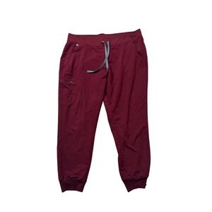 FIGS Burgundy Jogger Scrub Pants – XXL